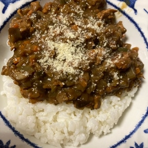 ルウなし ナスとトマトのキーマカレー風